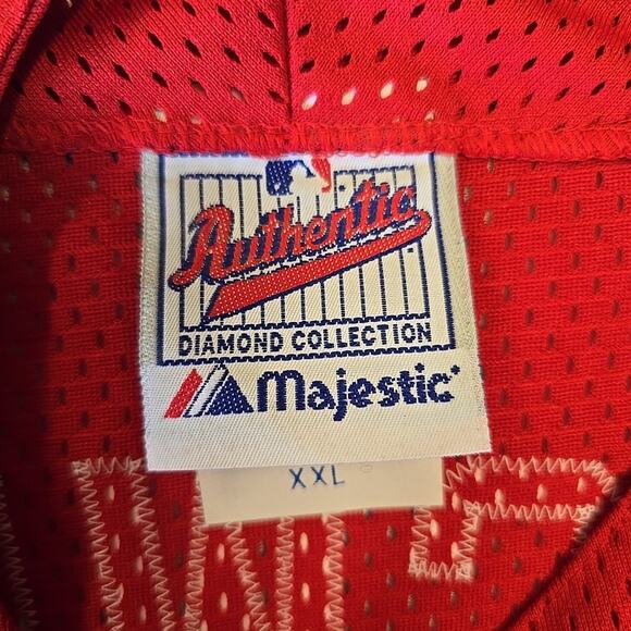 VTG MAJESTIC ST. LOUIS CARDINALS #25 MCGWIRE 1998 HOME RUN CHAMP JERSEY XXL USA - Picture 7 of 12